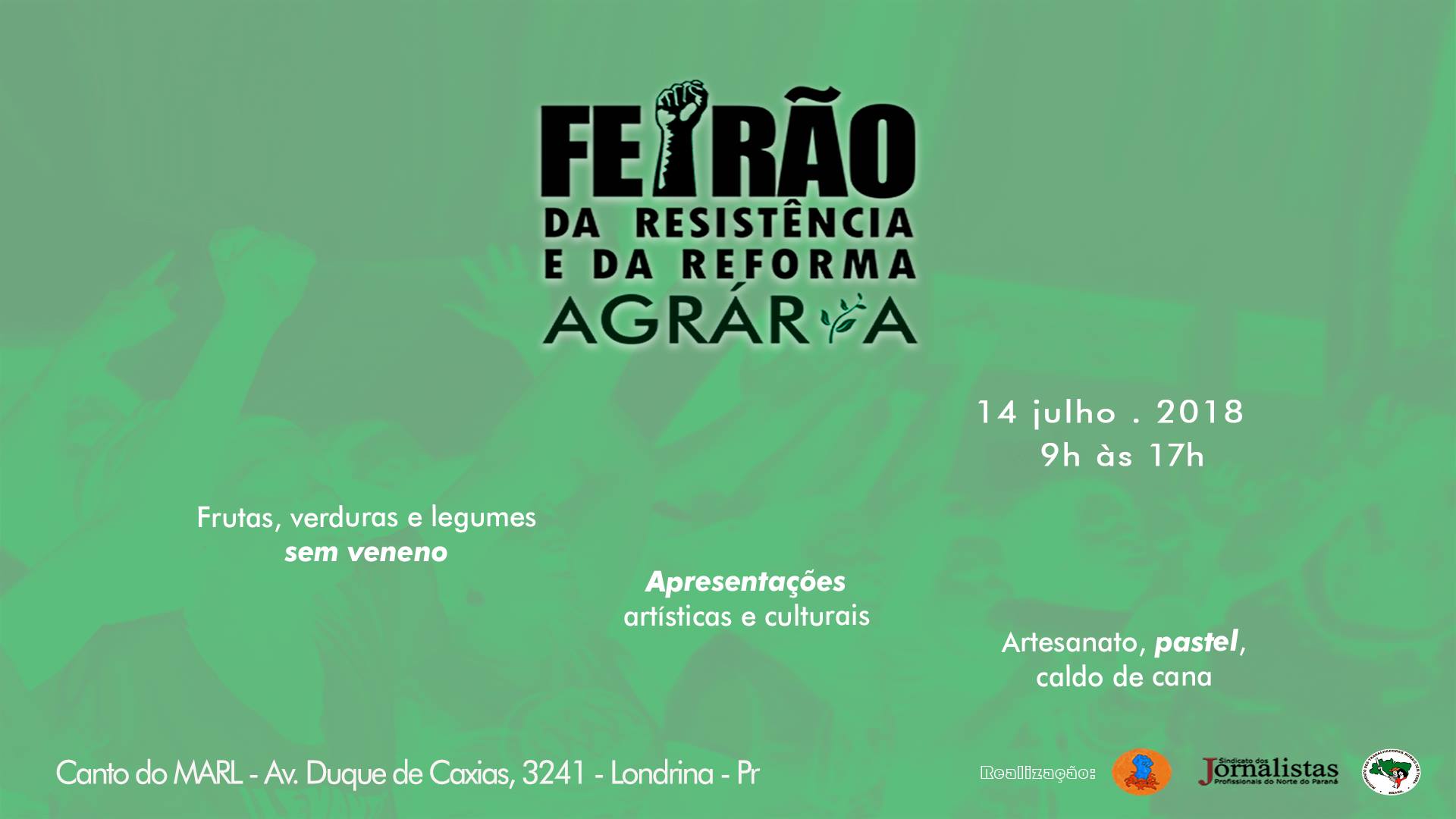 Feirão da Resistência e da Reforma Agrária